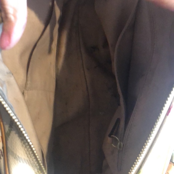 coach tattersall plaid satchel multicolor - Picture 3 of 3